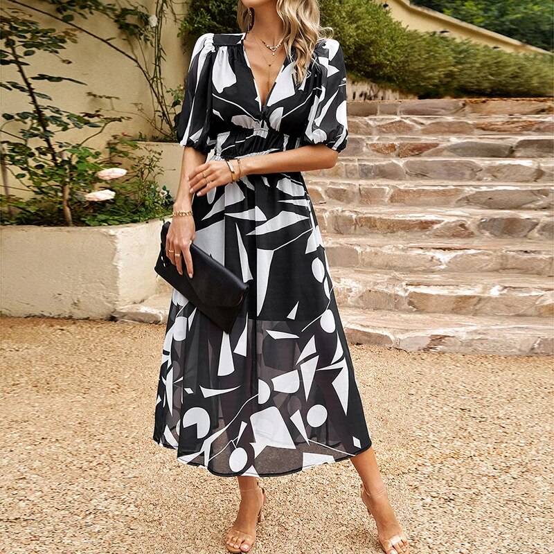 Aurora – Elegant Midi Summer Dress For Women 6