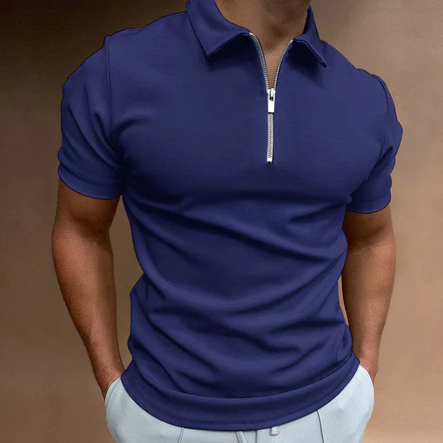 William - Stylish Zip Polo Shirt For Men 6