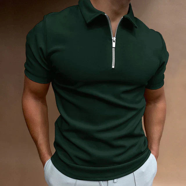 William - Stylish Zip Polo Shirt For Men 5