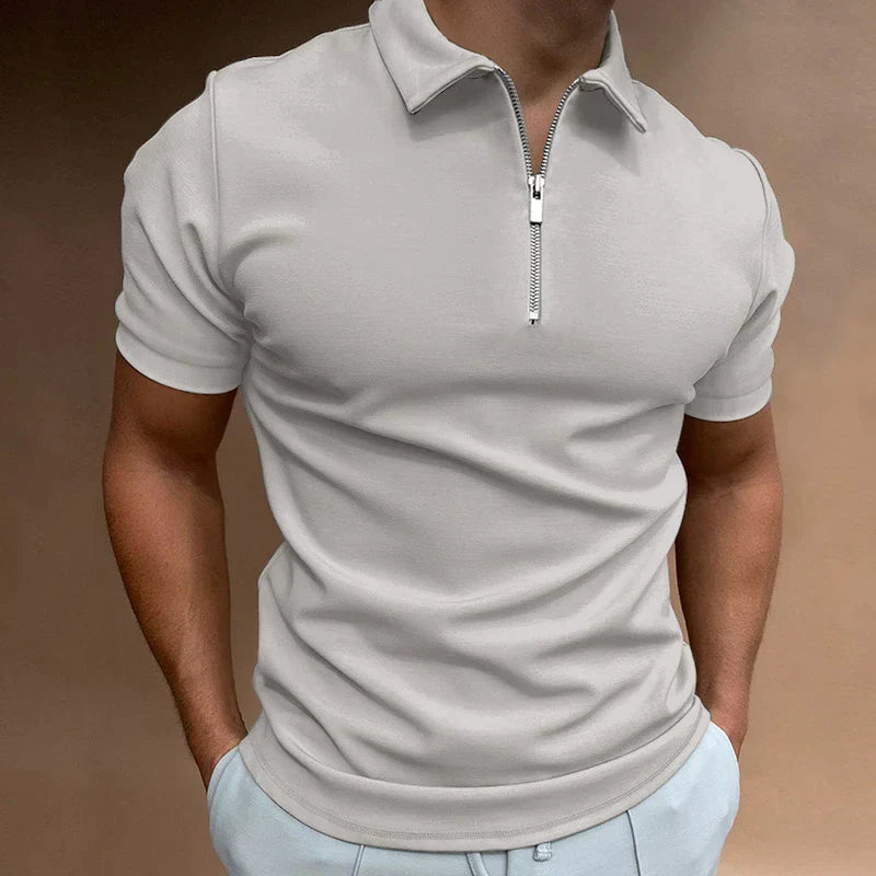William - Stylish Zip Polo Shirt For Men 4