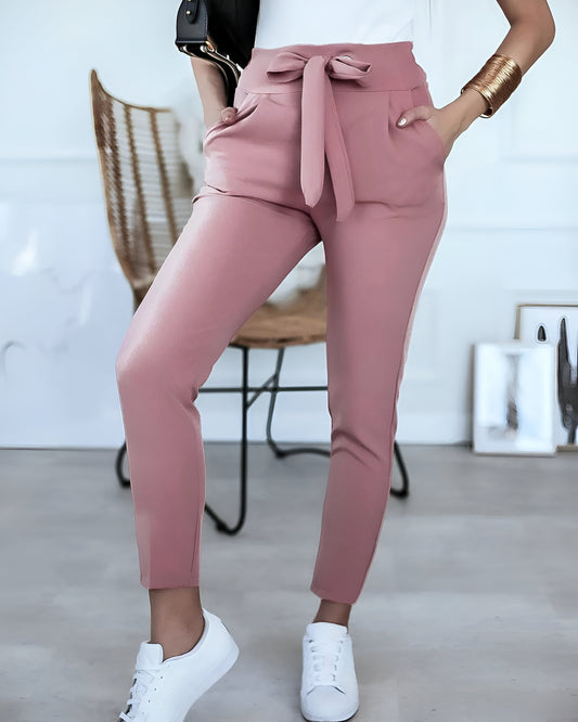 Juliet – Women’s Pants with Tie Waist