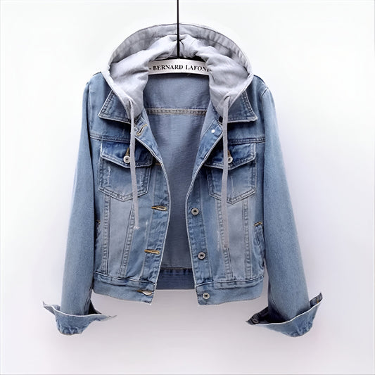 Sienna – Women’s Denim Jacket with Hood