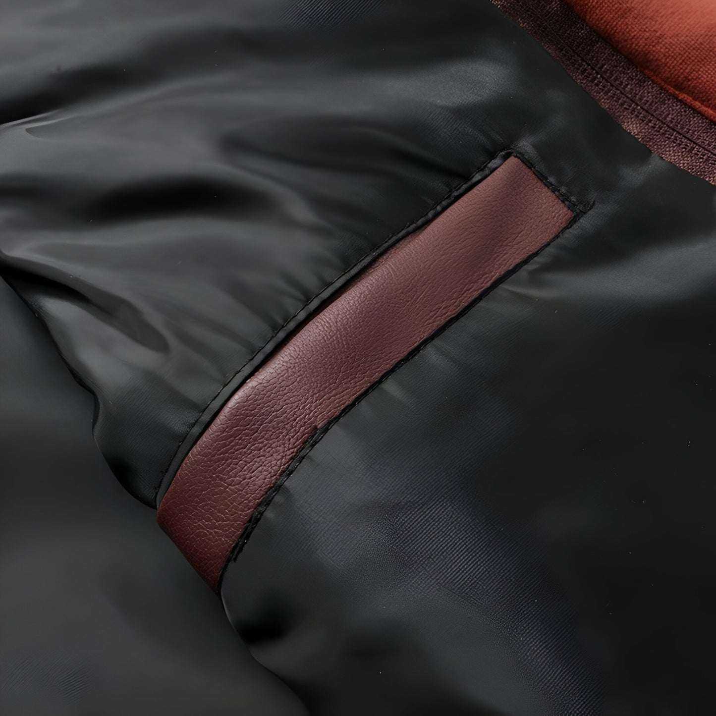 Liam – Men’s Leather Jacket with Hood