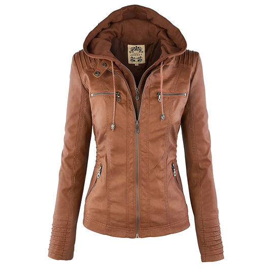 Phoebe – Women’s Leather Jacket with Soft Lining
