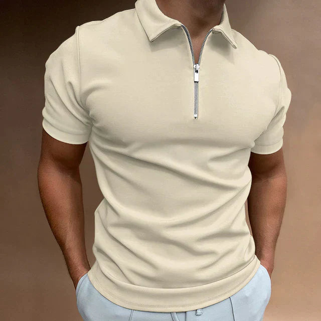 Variant image for William - Stylish Zip Polo Shirt For Men-36