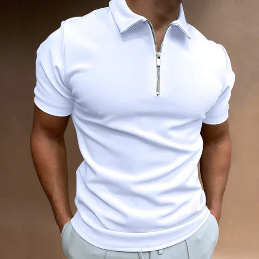 William - Stylish Zip Polo Shirt For Men 1