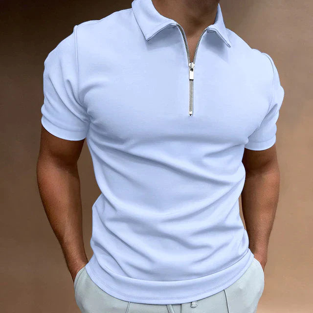 Variant image for William - Stylish Zip Polo Shirt For Men-43