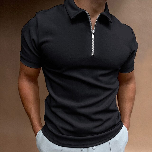 William - Stylish Zip Polo Shirt For Men 3