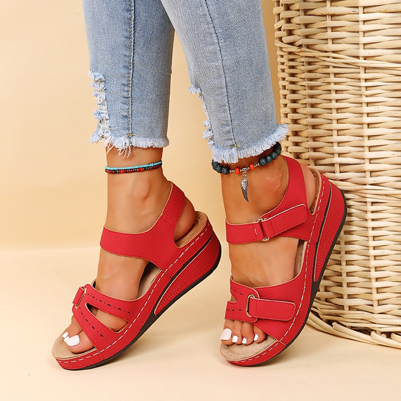 Isa - Elegant Wedge Sandals For Women 4